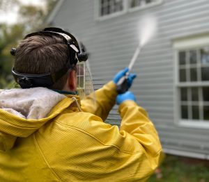 pressure washing work