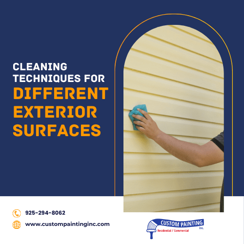 Cleaning Techniques for Different Exterior Surfaces in. your Dublin, CA home