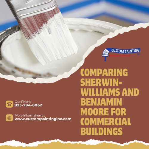 Comparing Sherwin-Williams and Benjamin Moore for Commercial Buildings in San Ramon